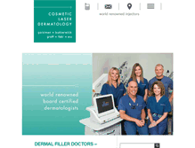 Tablet Screenshot of dermalfillersdr.com